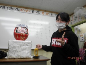 合格成就！最後の激励会の様子です